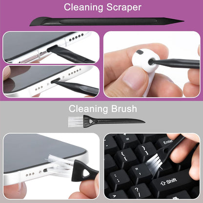 2 Pack Screen Cleaner Spray and Wipe for Laptop Monitor and Car Screens, Phone Touchscreen Mist Cleaning Kit for Cellphone, Tablet, PC, Computer, LCD, Eyeglass, iPhone, iPad, Mac Pro - Grey and Pink