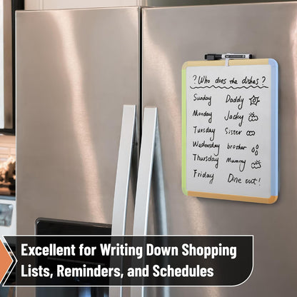 Dry Erase Board, 14” x 11”, White Frame