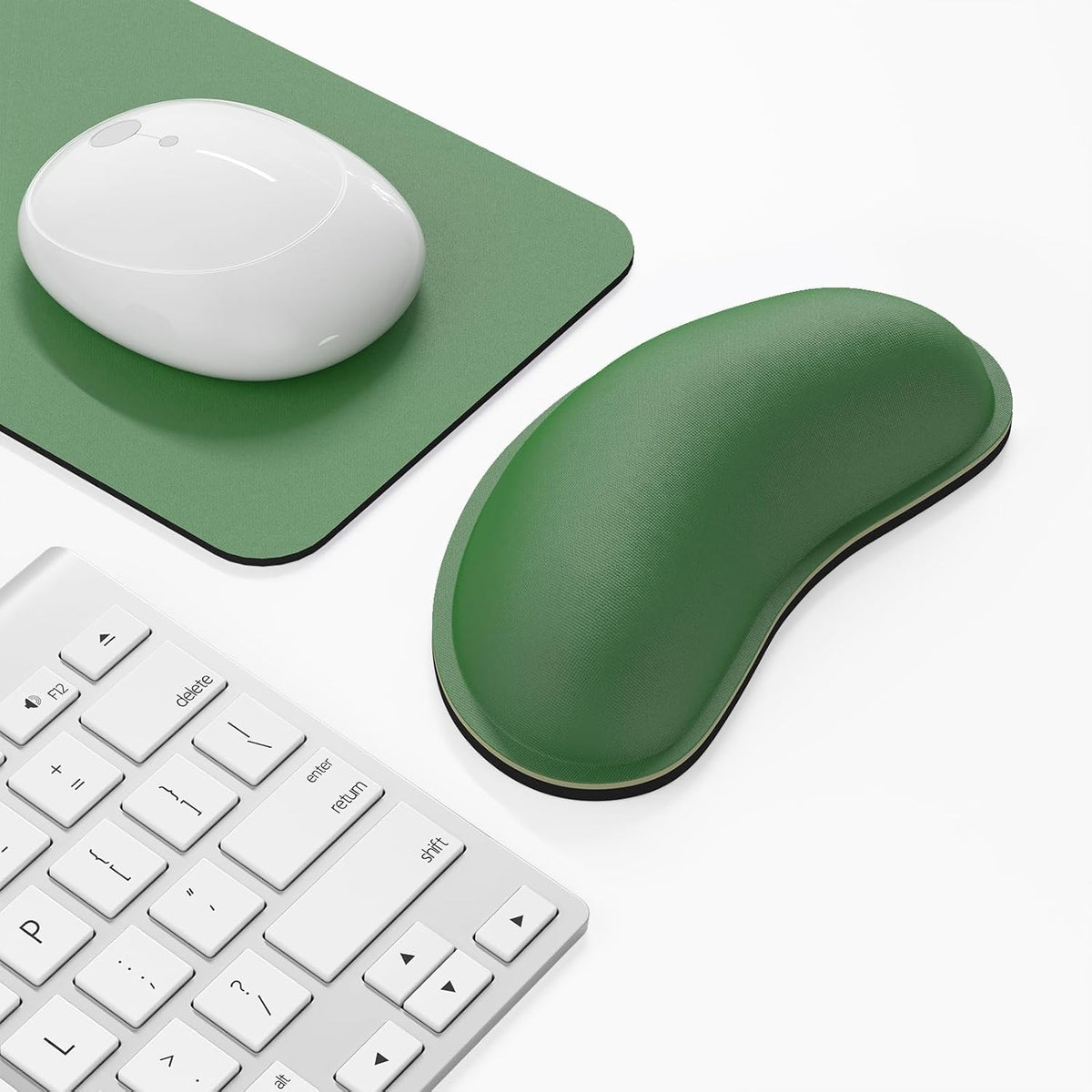 Dapesuom Enlarge Keyboard Wrist Rest, Cute Memory Foam Keyboard Wrist Cushion for Computer Desk Mats Support, Typing Pain Relief Ergonomic Mouse Pad Rests with Non-Slip Base for Gaming, Laptop, Purple