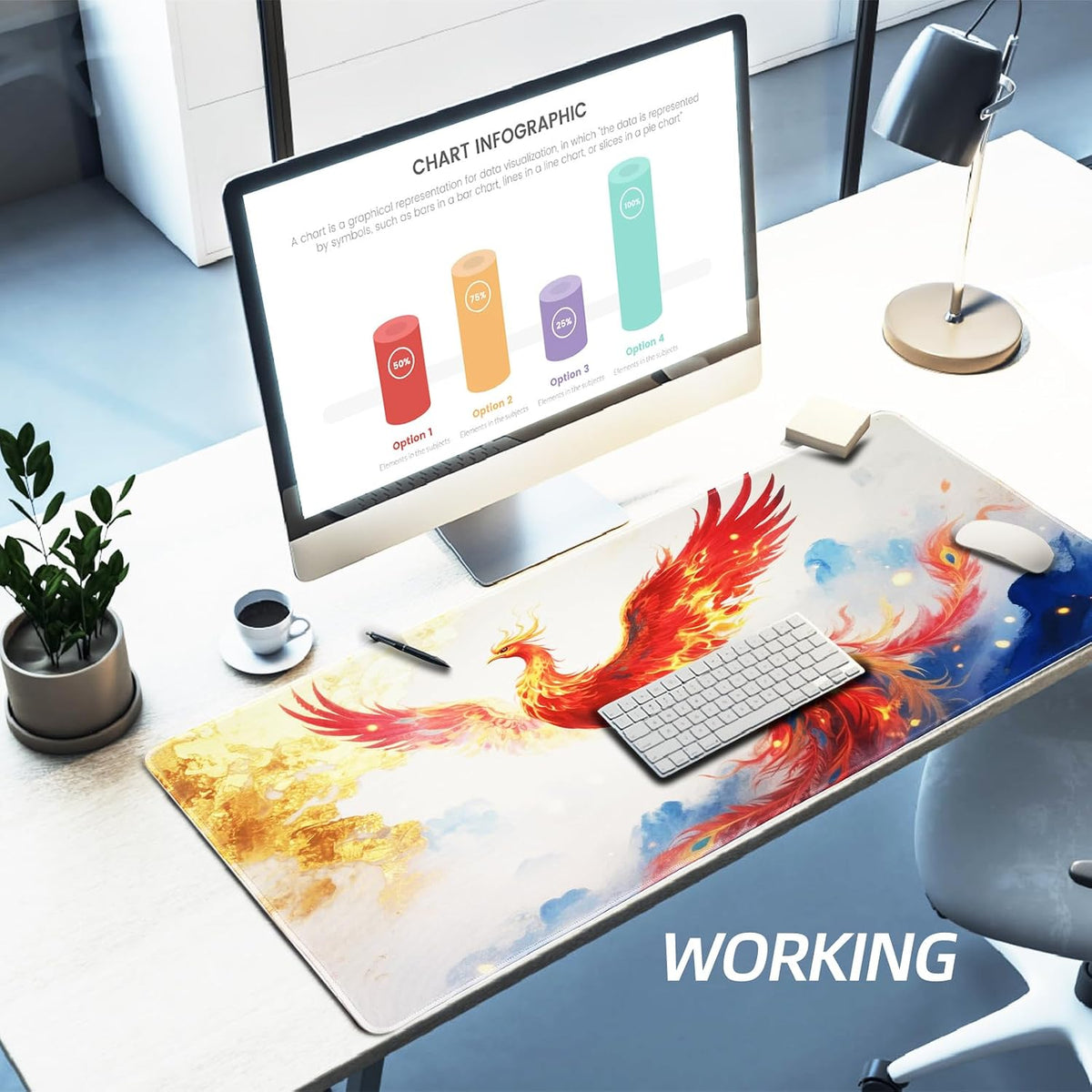XXL Professional Large Mouse Pad & Computer Game Mouse Mat (35.4x15.7x0.1IN, Map) (90 * 40 Map)