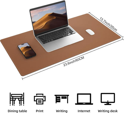 Large Desk Mat, 47" x 17", Black