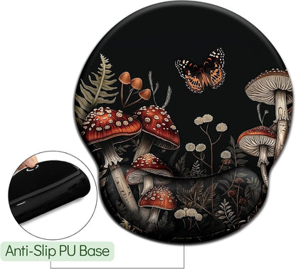 Funny Ergonomic Mouse Pad with Wrist Rest, Cat Desk Decor Gifts - Colors A