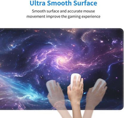 Japanese Mouse Pad, Large Japanese Desk Mat, XL Anime Gaming Keyboard Mat, Non-Slip Rubber Base, Big Extended Desk Protector for Home Office, 31.5”x11.8”