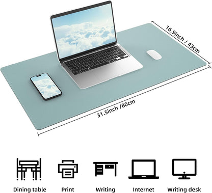 Large Desk Mat, 47" x 17", Black