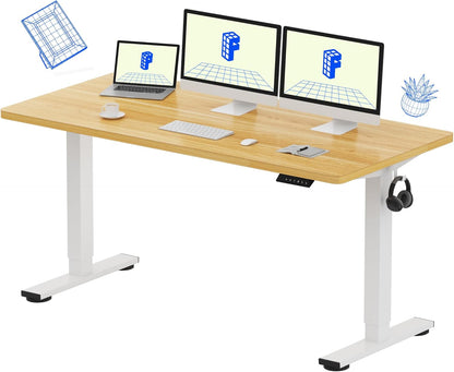 EN1 48"x24" One-Piece Standing Desk, White