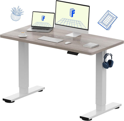 EN1 48"x24" One-Piece Standing Desk, White