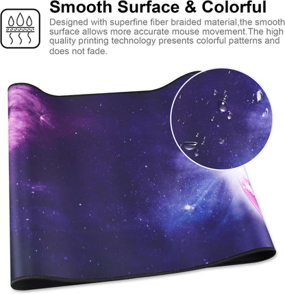 XXL Professional Large Mouse Pad & Computer Game Mouse Mat (35.4x15.7x0.1IN, Map) (90 * 40 Map)