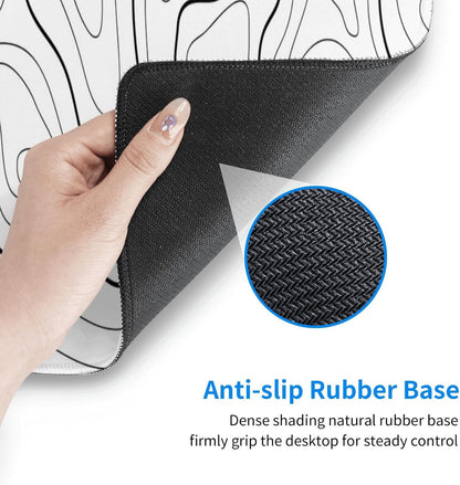 Japanese Mouse Pad, Large Japanese Desk Mat, XL Anime Gaming Keyboard Mat, Non-Slip Rubber Base, Big Extended Desk Protector for Home Office, 31.5”x11.8”