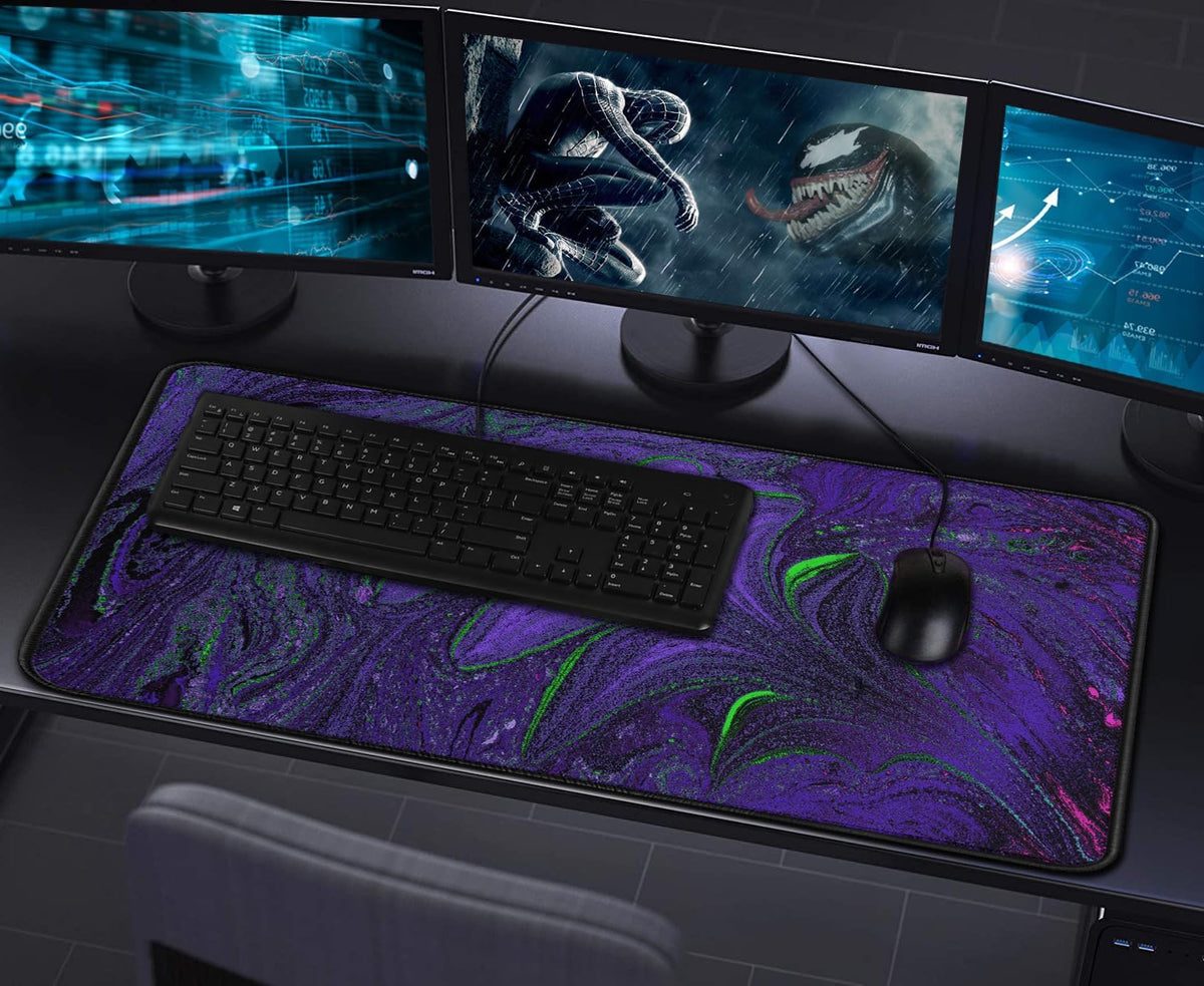 Large Extended Gaming Mouse Pad with Stitched Edges (31.5X15.7In) Mousepad