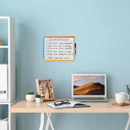 Dry Erase Board, 14” x 11”, White Frame