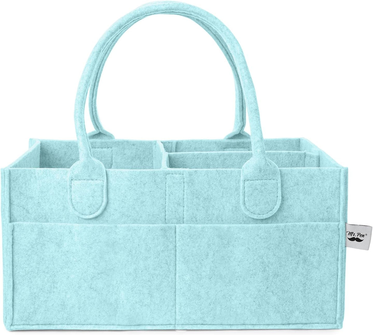 Baby Diaper Caddy Organizer, Gray, Medium
