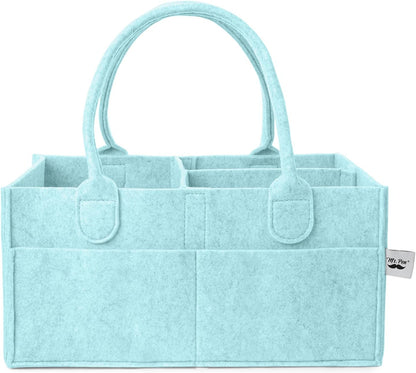 Baby Diaper Caddy Organizer, Gray, Medium