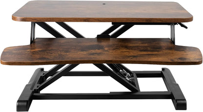 Black 32 in Standing Desk Converter, DESK-V000K