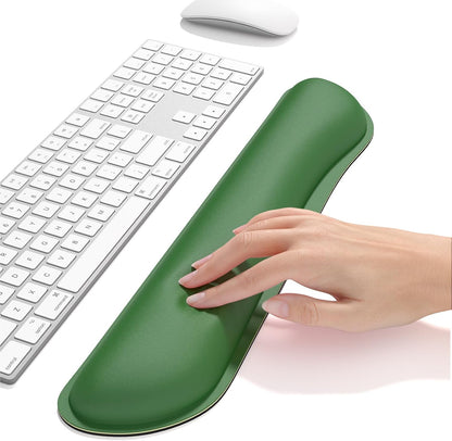 Dapesuom Enlarge Keyboard Wrist Rest, Cute Memory Foam Keyboard Wrist Cushion for Computer Desk Mats Support, Typing Pain Relief Ergonomic Mouse Pad Rests with Non-Slip Base for Gaming, Laptop, Purple