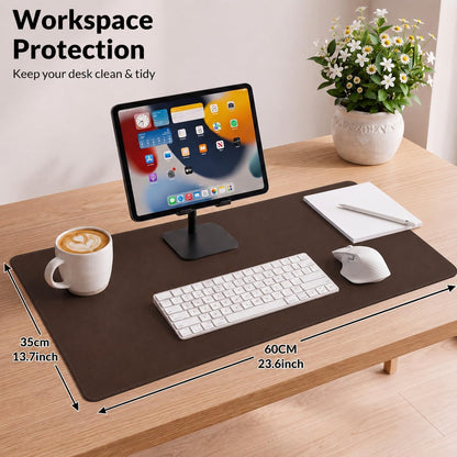 Large Desk Mat, 47" x 17", Black