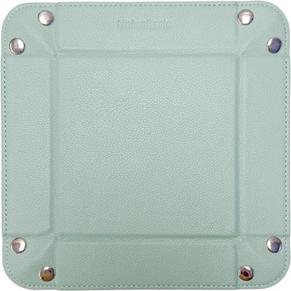 Small Valet Tray, Jewelry Tray for Rings Watches Earrings, Entryway Catchall Caddy for Coins Keys Change, Nightstand Bedside Valet Holder, Trays for Electronic Gadgets, Beige - Colors A