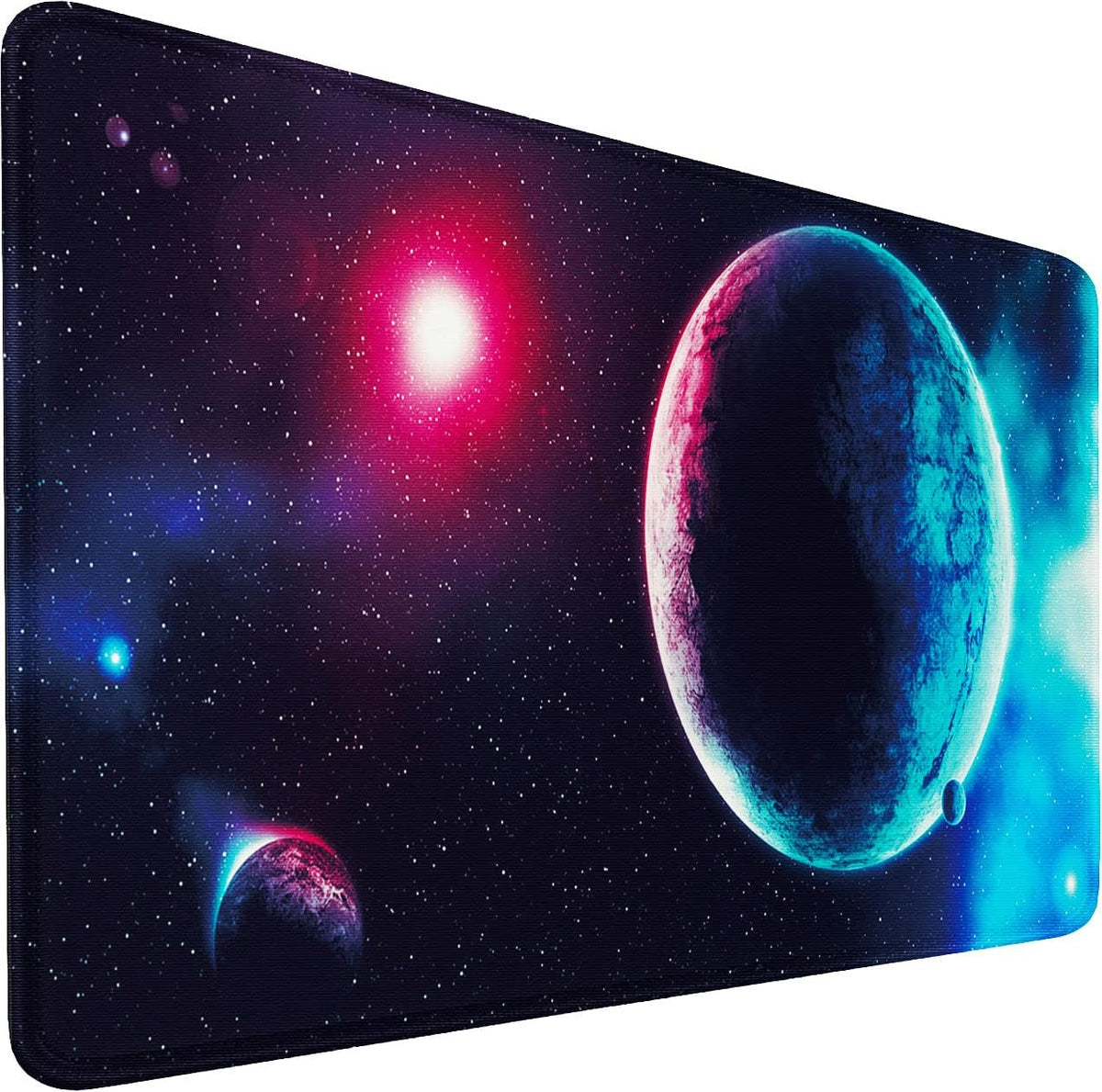 Large Gaming Mouse Pad, 31.5x15.7 inch Large Extended Computer Keyboard Mouse Mat, Water Resist Non-Slip Mousepad Rubber Base Long XXL Desk Mouse Pad for Work & Gaming, Office & Home, Black