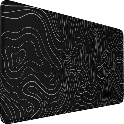 Large Gaming Mouse Pad, 31.5x15.7 inch Large Extended Computer Keyboard Mouse Mat, Water Resist Non-Slip Mousepad Rubber Base Long XXL Desk Mouse Pad for Work & Gaming, Office & Home, Black