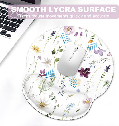 Ergonomic Mouse Pad with Wrist Rest and Keyboard Wrist Rest, Mousepad