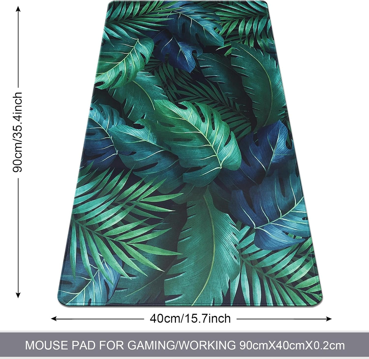 XXL Professional Large Mouse Pad & Computer Game Mouse Mat (35.4x15.7x0.1IN, Map) (90 * 40 Map)