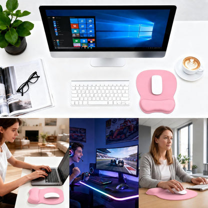 Ergonomic Mouse Pad with Wrist Rest, Memory Foam Support Mousepad