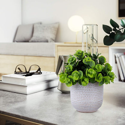 Artificial Plants Cute Colourful Succulents in Ceramic Planter Fake Plant Flowers Potted for Home Living Room Office Desk Decor Bathroom Bedroom Indoor Decoration