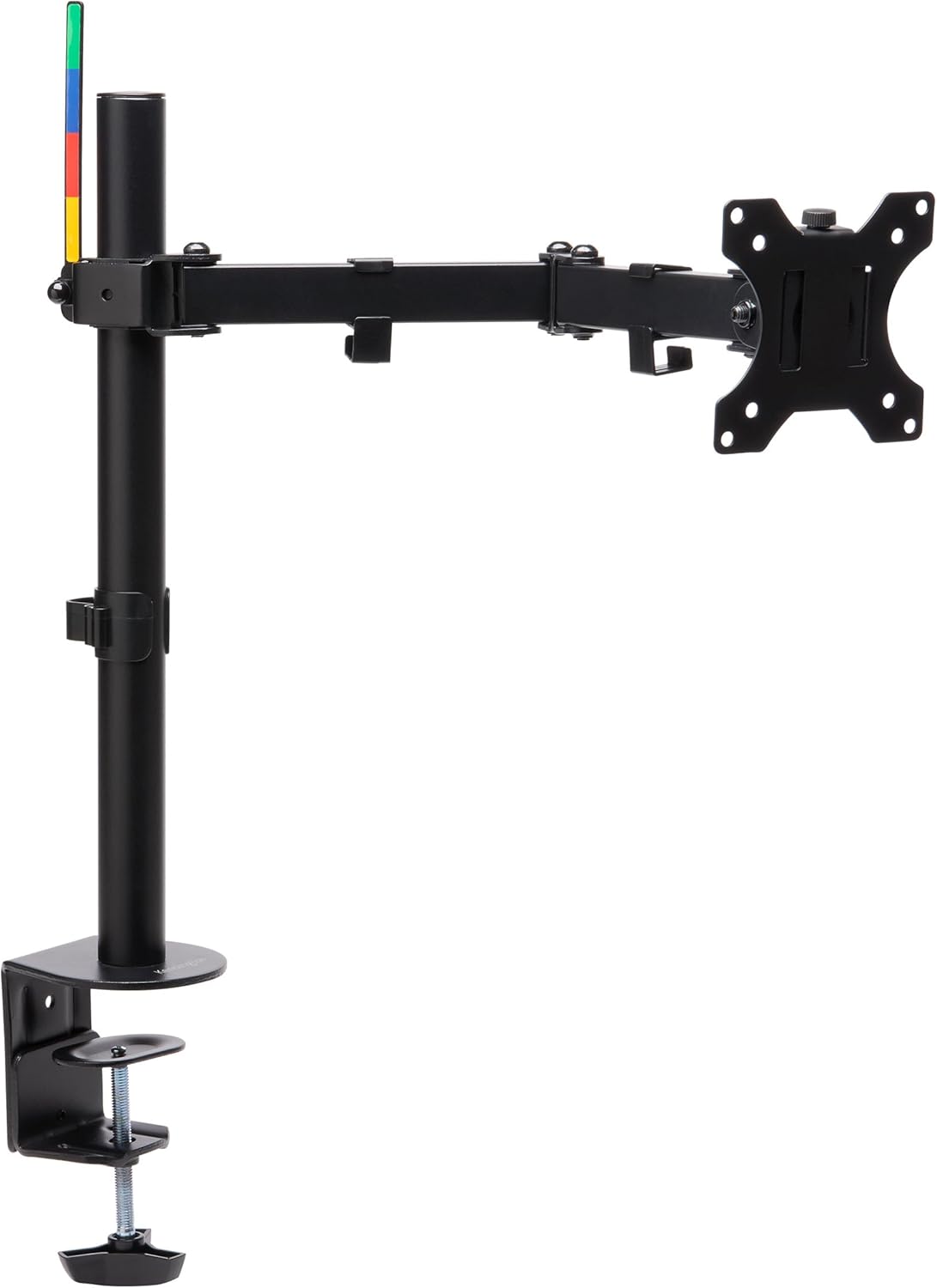 Dual Monitor Desk Mount, SmartFit Ergonomic Dual Monitor Arm for 2 Monitors Up to 32 inch and 17.6lbs for Office, Home, VESA Mount C-clamp Extended Monitor Stand, Black K55409WW