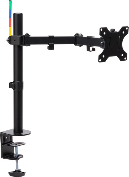 Dual Monitor Desk Mount, SmartFit Ergonomic Dual Monitor Arm for 2 Monitors Up to 32 inch and 17.6lbs for Office, Home, VESA Mount C-clamp Extended Monitor Stand, Black K55409WW