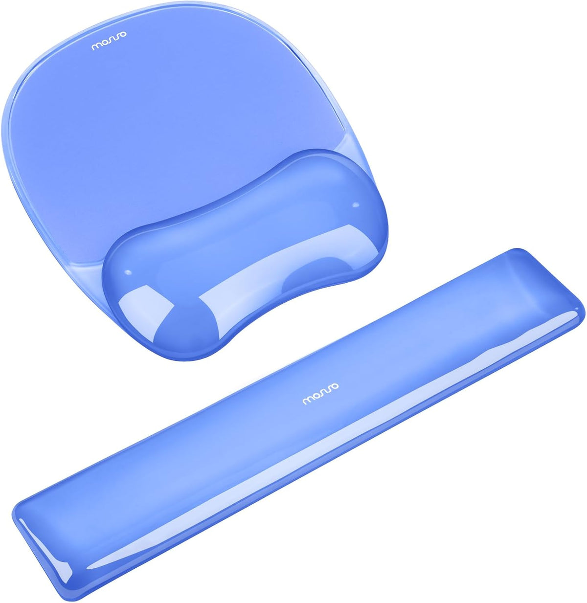 Cooling Gel Wrist Rest Support for Mouse Pad&Keyboard Set, Pink