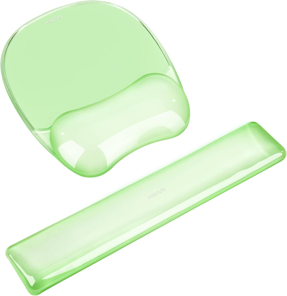 Cooling Gel Wrist Rest Support for Mouse Pad&Keyboard Set, Pink