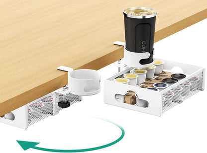 Desk Cup Holder with Drawer Organizer