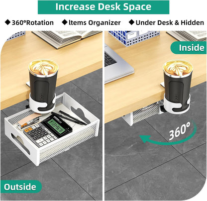 Desk Cup Holder with Drawer Organizer