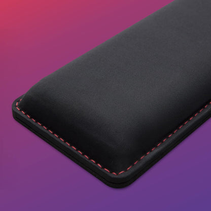 Wrist Rest - Full Sized - Cooling Gel - Memory Foam - Anti-Slip - Ergonomic - Keyboard Accessory, Black