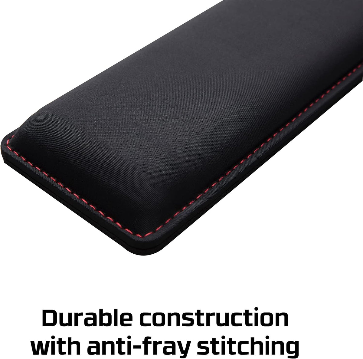 Wrist Rest - Full Sized - Cooling Gel - Memory Foam - Anti-Slip - Ergonomic - Keyboard Accessory, Black