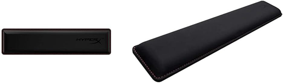 Wrist Rest - Full Sized - Cooling Gel - Memory Foam - Anti-Slip - Ergonomic - Keyboard Accessory, Black