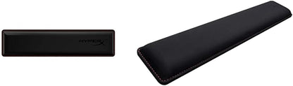 Wrist Rest - Full Sized - Cooling Gel - Memory Foam - Anti-Slip - Ergonomic - Keyboard Accessory, Black