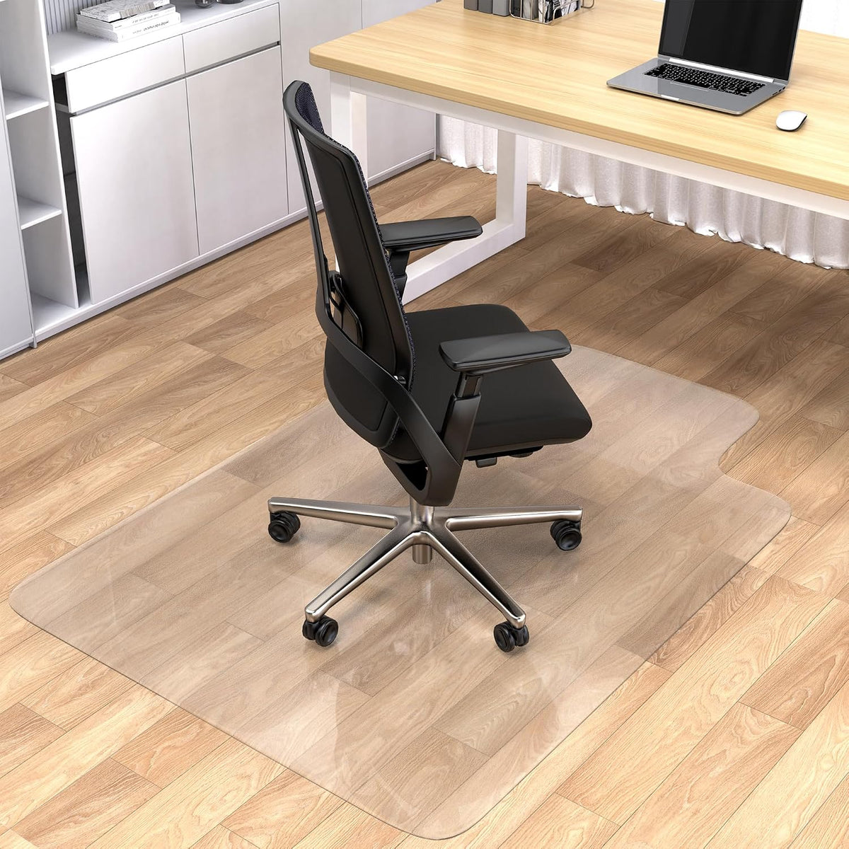 Office Chair Mat for Carpet, 30" x 48", Clear