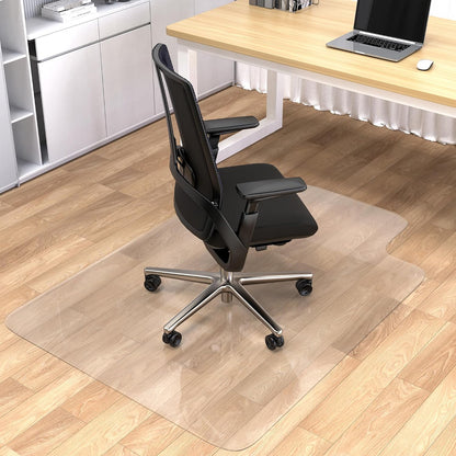 Office Chair Mat for Carpet, 30" x 48", Clear