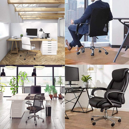 Office Chair Mat for Carpet, 30" x 48", Clear