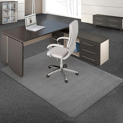 Office Chair Mat for Carpet, 30" x 48", Clear