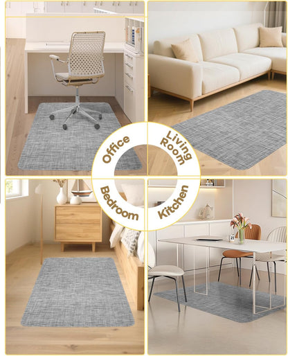 Office Chair Mat for Carpet, 30" x 48", Clear