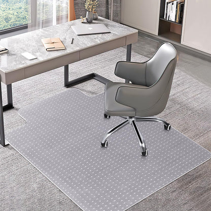 Office Chair Mat for Carpet, 30" x 48", Clear