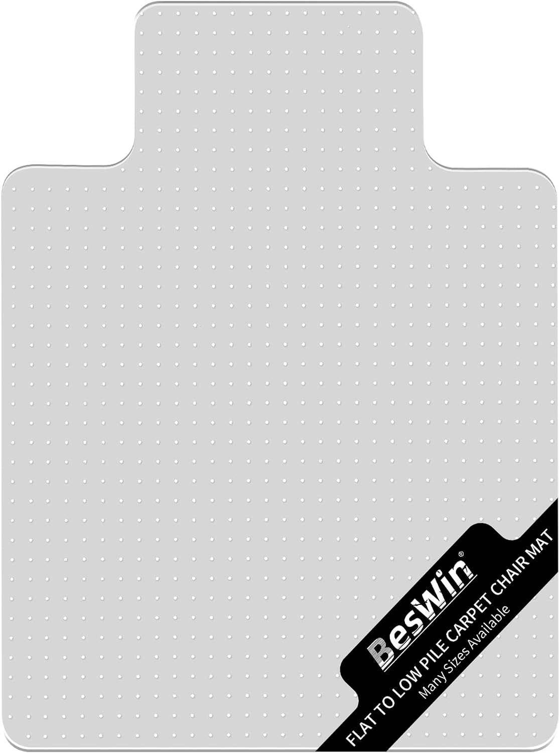 Office Chair Mat for Carpet, 30" x 48", Clear
