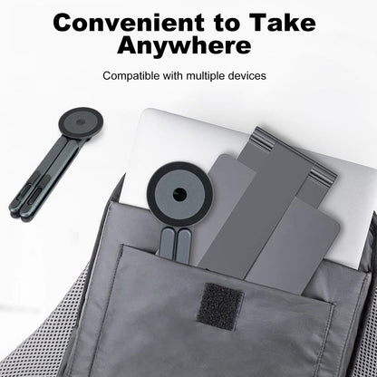 Portable Laptop Stand for Desk & Travel, Foldable Computer Riser