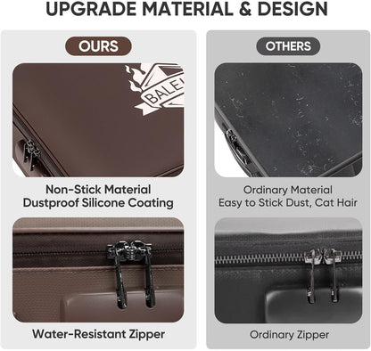 Fireproof Document Box with Lock, Waterproof Fire Safe File Bag