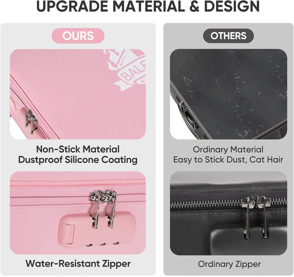 Fireproof Document Box with Lock, Waterproof Fire Safe File Bag