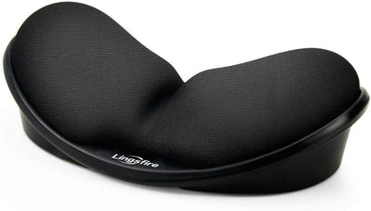 Memory Foam Mouse Wrist Rest Keyboard Wrist Rest Pad Anti-Skid Mousepad Support Wrist Rest Mat for Office Computer Laptop Mac- Durable Comfortable Lightweight Easy Typing(5.1 * 2.8" Black)