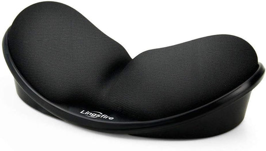 Memory Foam Mouse Wrist Rest Keyboard Wrist Rest Pad Anti-Skid Mousepad Support Wrist Rest Mat for Office Computer Laptop Mac- Durable Comfortable Lightweight Easy Typing(5.1 * 2.8" Black)