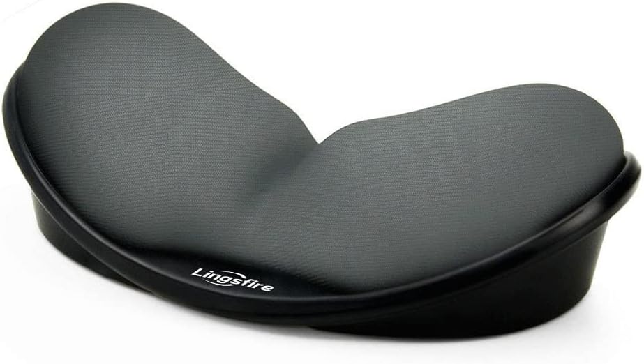 Memory Foam Mouse Wrist Rest Keyboard Wrist Rest Pad Anti-Skid Mousepad Support Wrist Rest Mat for Office Computer Laptop Mac- Durable Comfortable Lightweight Easy Typing(5.1 * 2.8" Black)