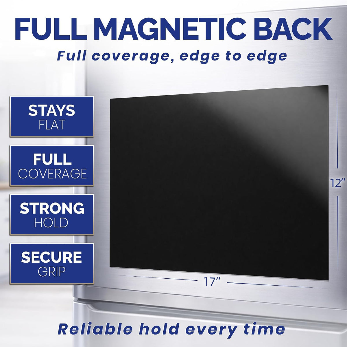 Large Magnetic Calendar for Refrigerator, Dry Erase Whiteboard Magnet